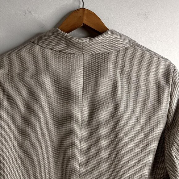 Talbots Blazer Womens 16 Textured Two Button Lined Suit Jacket Career Office - Picture 10 of 12